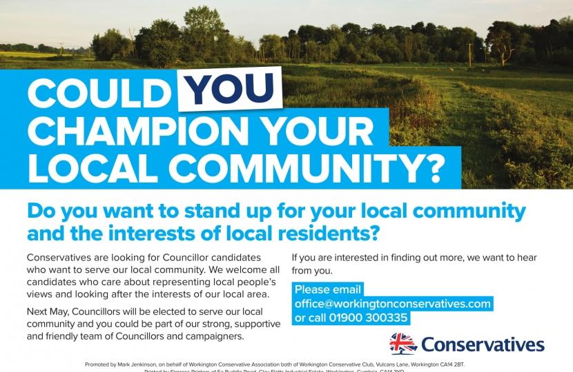 Could you champion your local community?